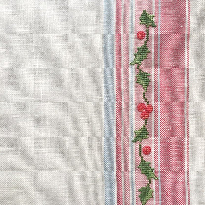 Christmas Family - Linen Tea Towel