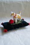 Little Dog with Ball Pin Cushion