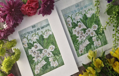 May - Lily of The Valley and Hawthorn