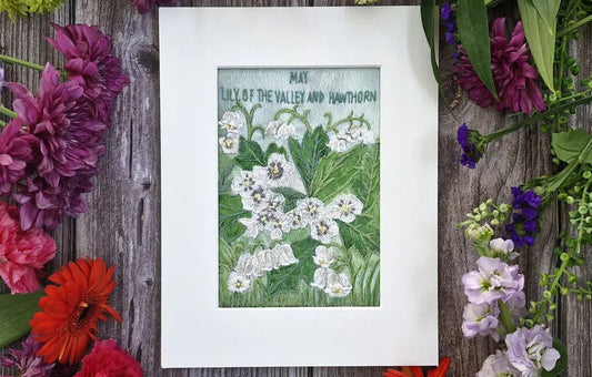 May - Lily of The Valley and Hawthorn