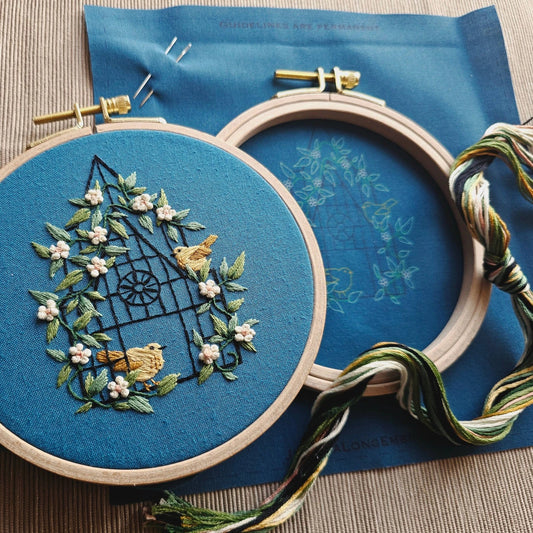 Fly Free Embroidery Kit
