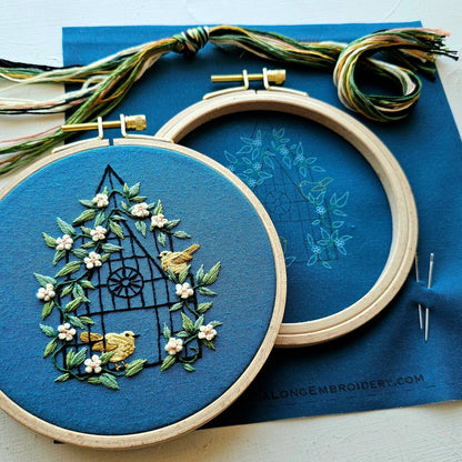 Fly Free Embroidery Kit