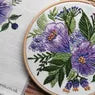 Spring Bloom Embroidery Panel
