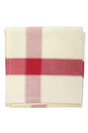 Red Striped Sajou Kitchen Towel (Aïda)