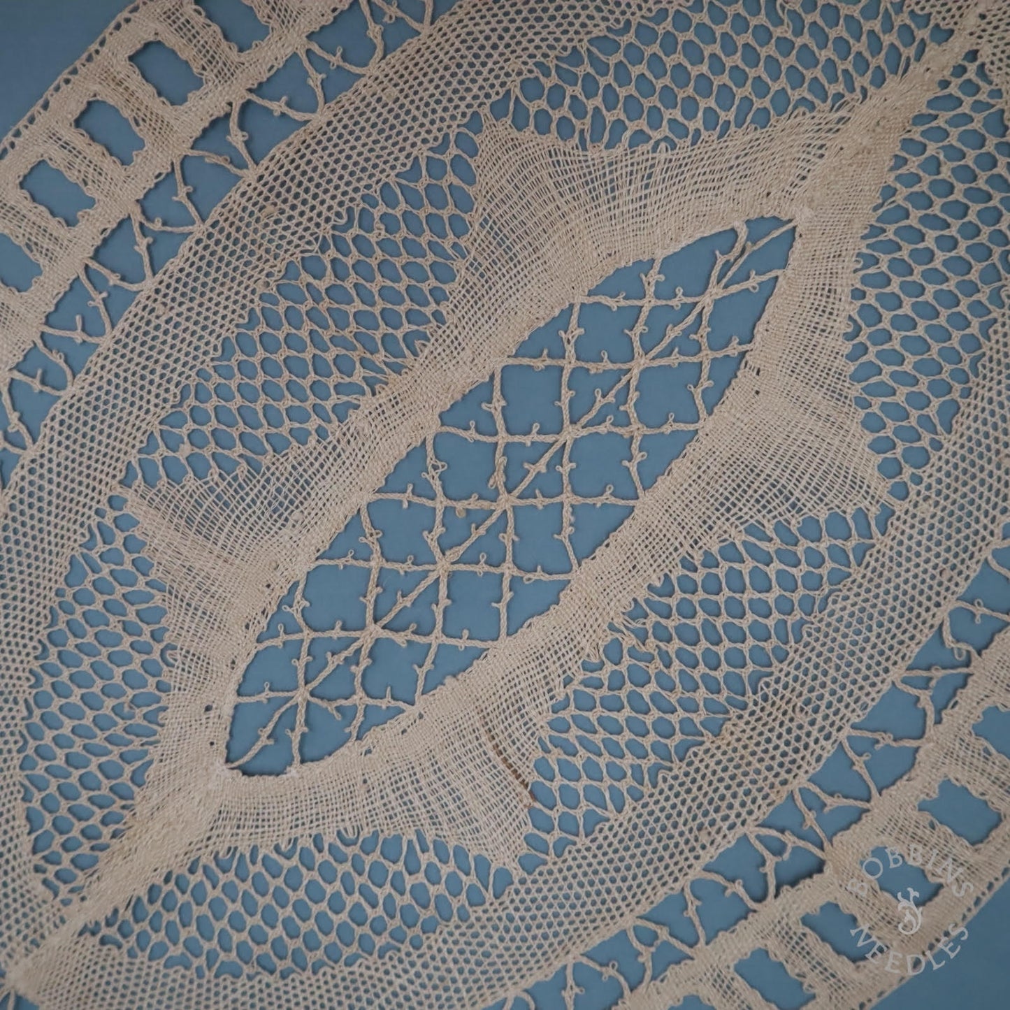 Handmade Oval Doily - Star