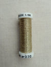 Metallic - Fine braided #4 - Color #0030 (Gold)