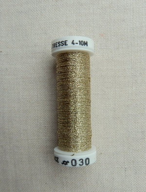 Metallic - Fine Braided #4 - #30 (Gold)