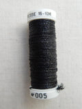 Metallic - Large braided #16 - Color #0005 (Black)