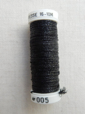 Metallic - Large Braided #16 - #5 (Black)