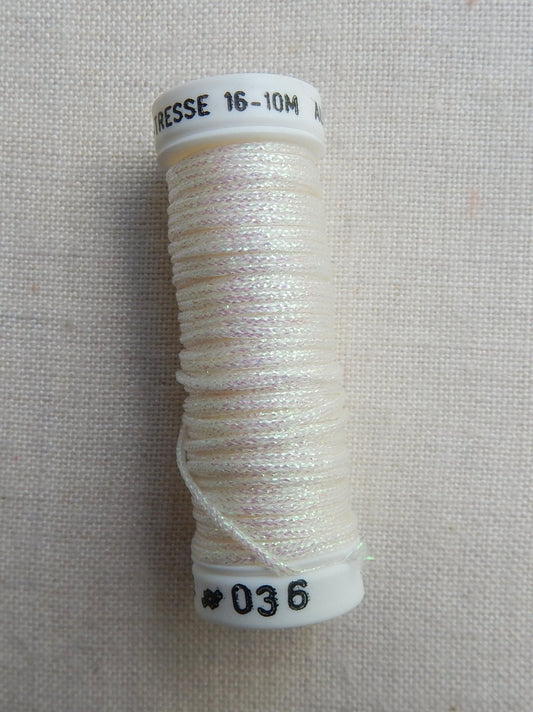 Metallic - Large Braided #16 - #36 (Pearl)