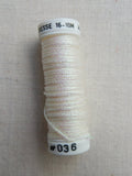 Metallic - Large braided #16 - Color #0036 (Pearl)