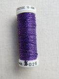 Metallic - Large braided #16 - Color #0026 (Purple)
