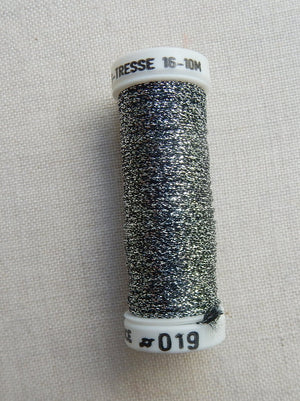 Metallic - Large braided #16 - Color #0019 (Salt & Pepper)