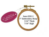 Edmunds Beech Embroidery Hoop - 3 inches