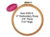 Edmunds Beech Embroidery Hoop - 6 inches