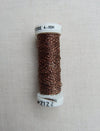 Metallic - Fine braided #4 - Color #2122 (Dark Copper)
