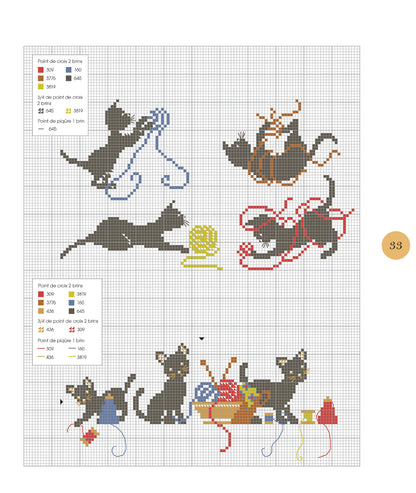 Cats Cross Stitch - Book