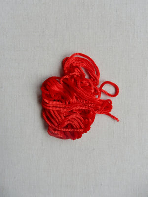 Au Ver a Soie - Silk Satin Chenille 925 (bright red)
