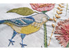 "Botanical Bluetit" Linen Cushion Panel