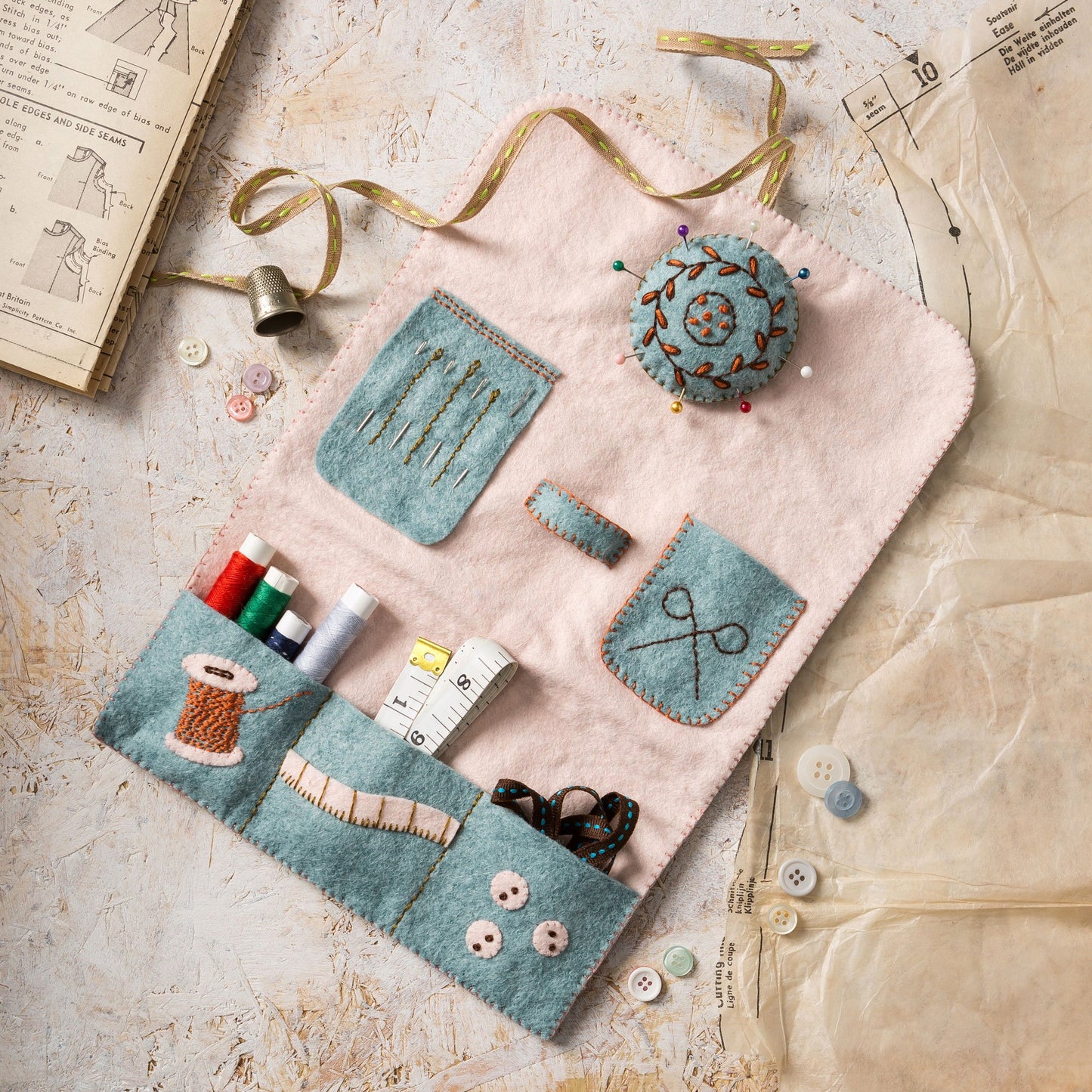Sewing Roll - Felt Kit