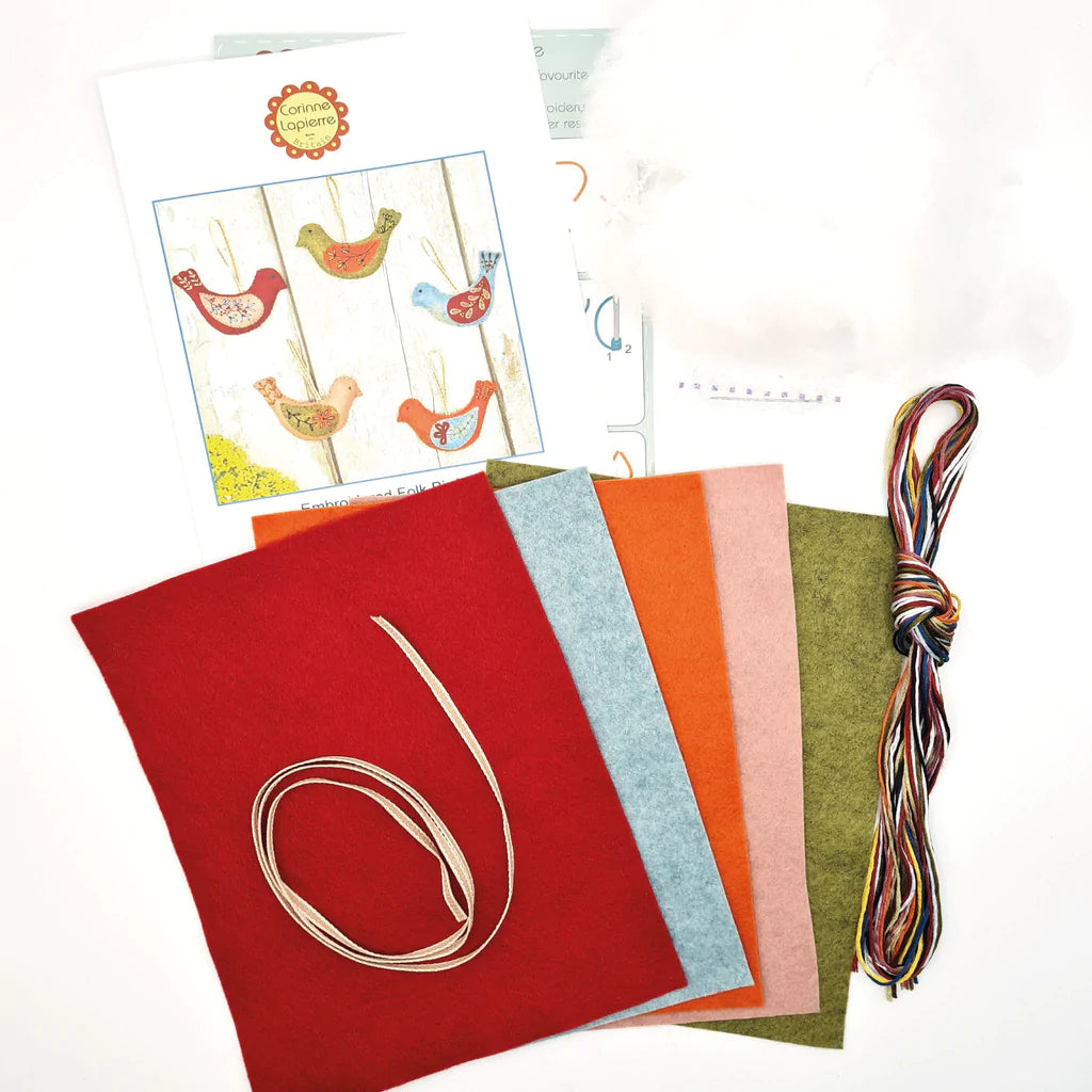 Folk Birds - Felt Craft Kit