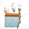 Embroidered Scissor Pouch and Mini Pin Cushion Kit