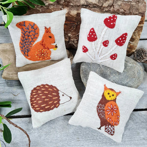 Linen Lavender Bags Kit - Woodland