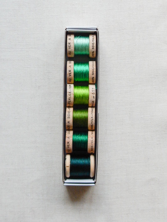 Soie Perlée Set - Green