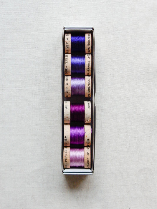 Soie Perlée Set - Purple