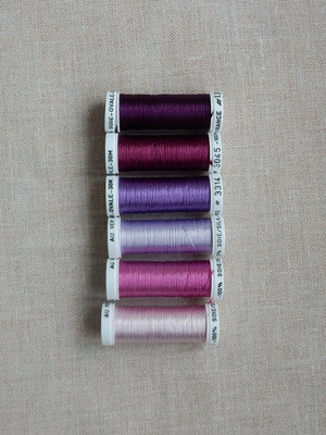 Au Ver A Soie - Ovale Silk Purple