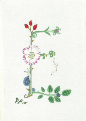 E - Alphabet Botanique by Bénédicte Réveilhac