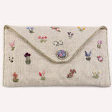 Embroidered Country Gardens Pencil Case