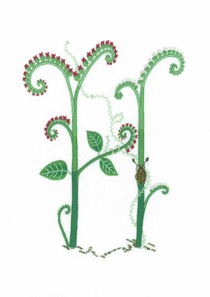 H - Alphabet Botanique by Bénédicte Réveilhac