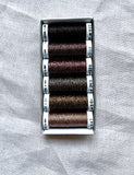 Metallic Thread Set - Chocolate