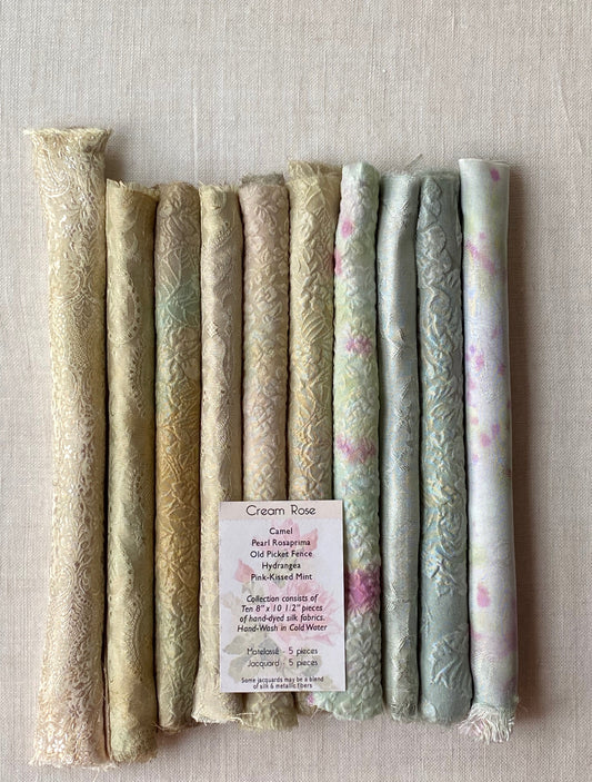 Cream Rose Fabric Collection