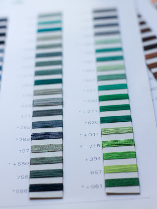 Au Ver à Soie - Perlée - Color Card