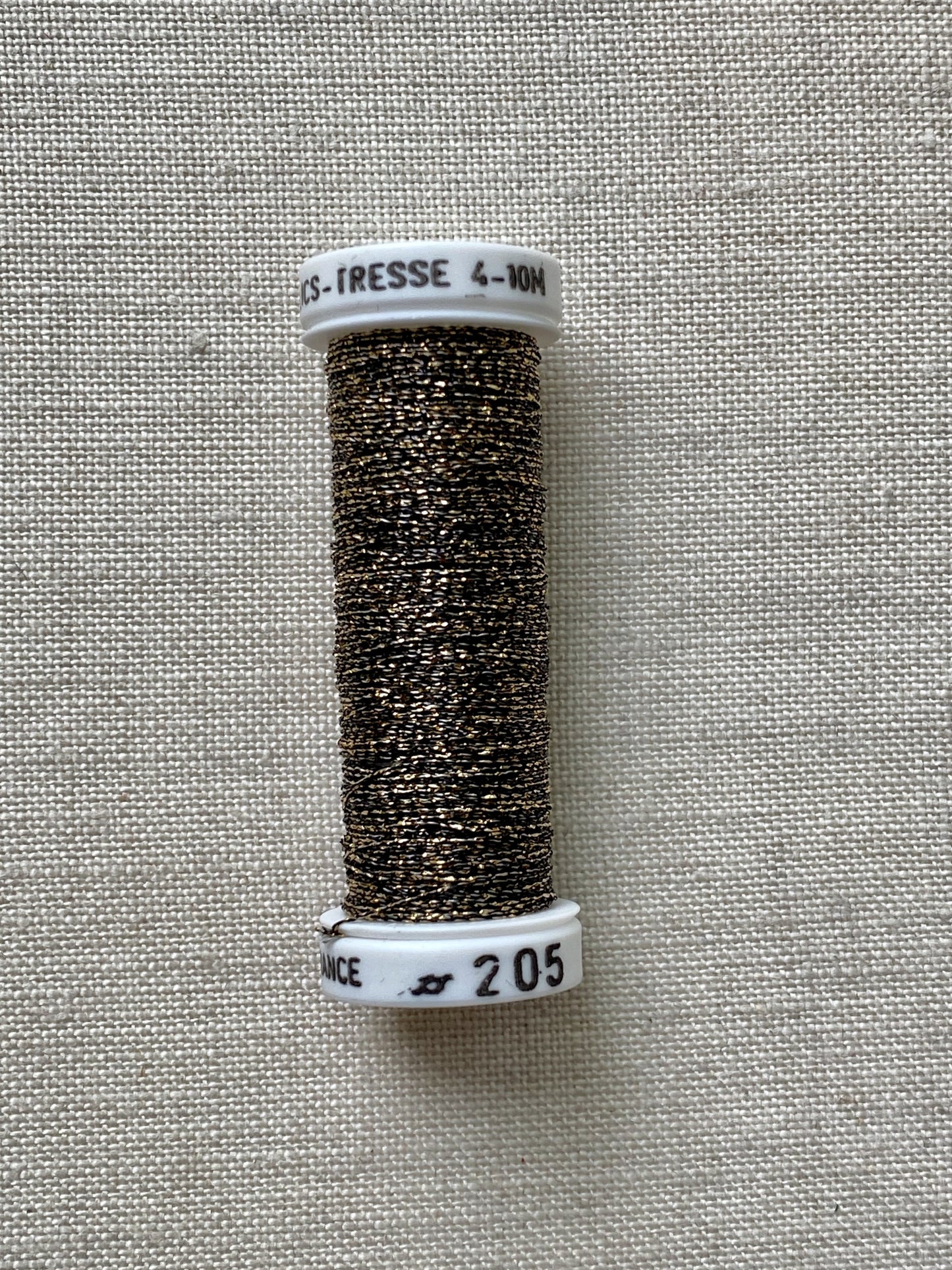 Metallic - Fine Braided #4 - #205 (Gold/Black)