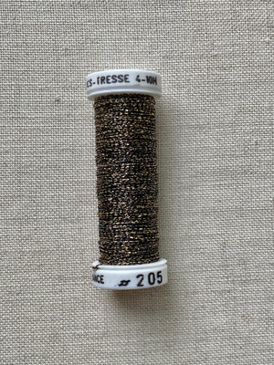 Metallic - Fine Braided #4 - #205 (Gold/Black)