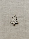 White Star Tree Button