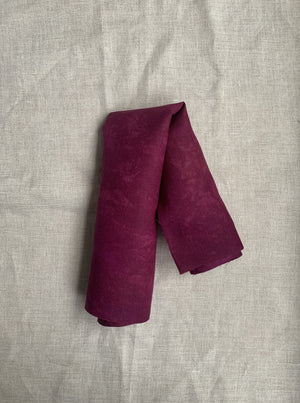 Hand Dyed Linen - Merlot