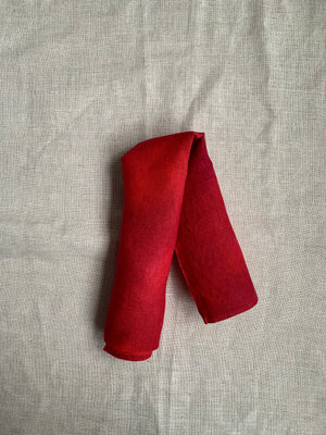 Hand Dyed Linen - Wild Poppy