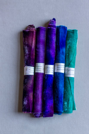 Velvet Collection - Blue, teal, violets