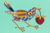Crewel Thrush - Blue