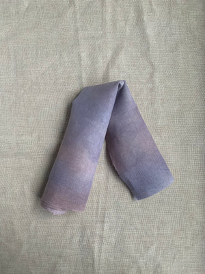 Hand Dyed Linen - Opal Mauve