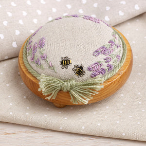 Lavender and Bees Pin Cushion Kit