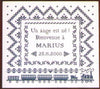 Marius cross stitch chart