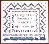 Marius cross stitch chart
