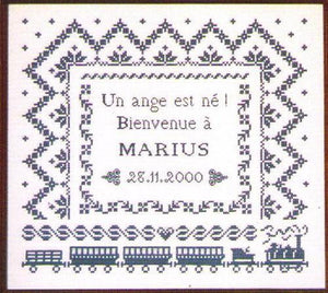 Marius cross stitch chart