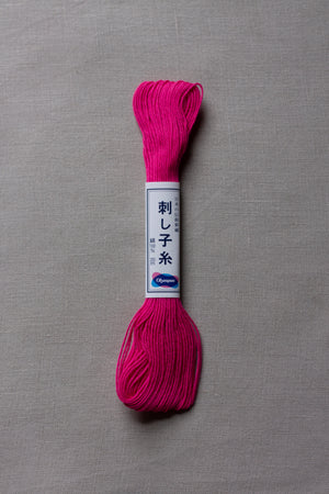Sashiko thread #21 - Hot Pink