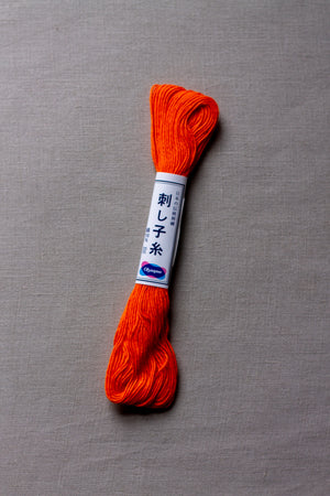 Sashiko thread #22 - Orange